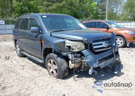 2006 Honda Pilot Ex-L из США, поврежденный, VIN 5FNYF28636B016418
